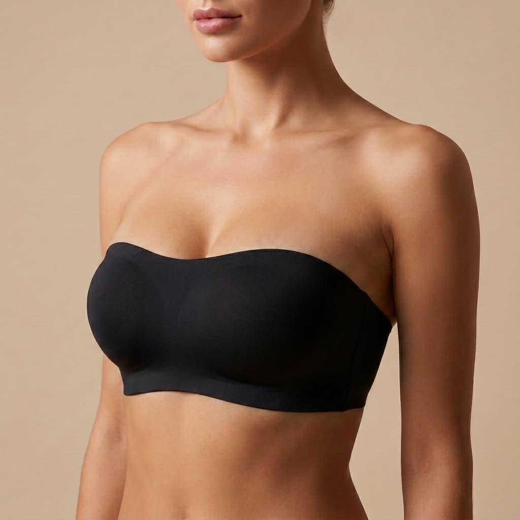 Invisible Push-Up Strapless Bra