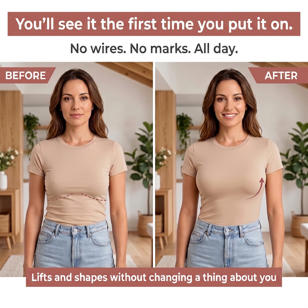 Invisible Push-Up Strapless Bra